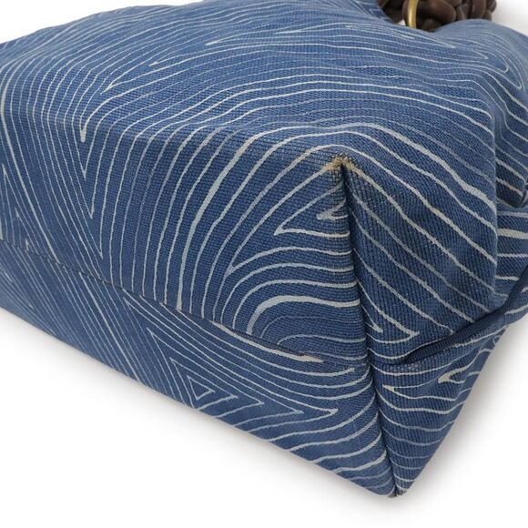 Bottega Veneta Canvas Leather Tote Bag - Picture 3 of 8